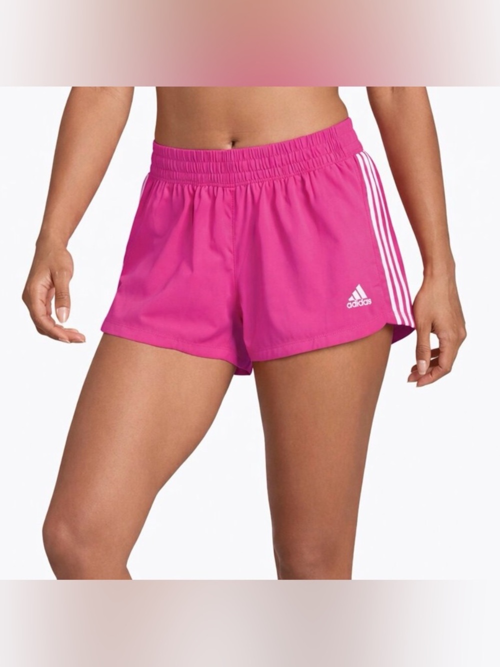 adidas Hot Pink Girl’s Pacer shorts